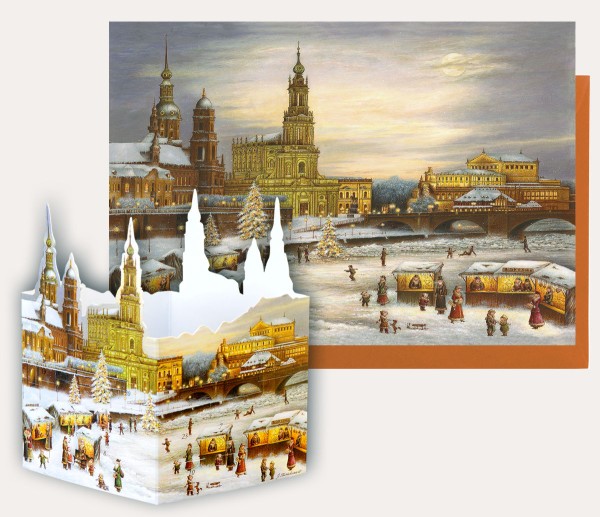Tisch-Adventskalender - Dresden Hofkirche