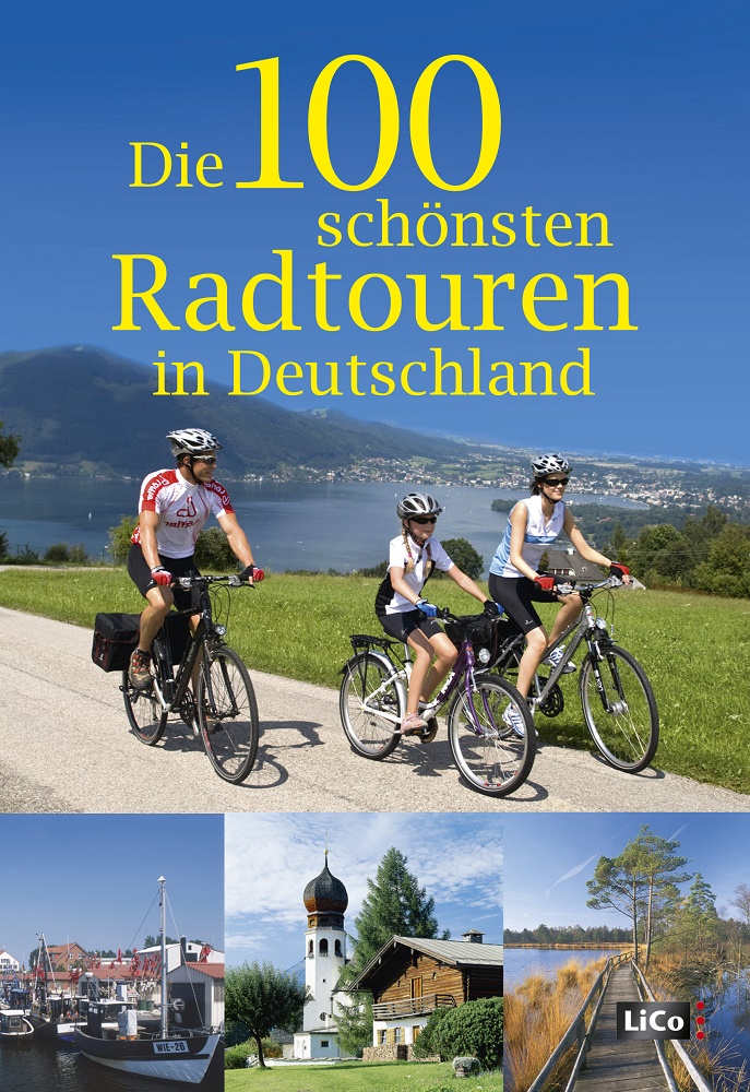 Bild von einem Buch über Fahrradtouren