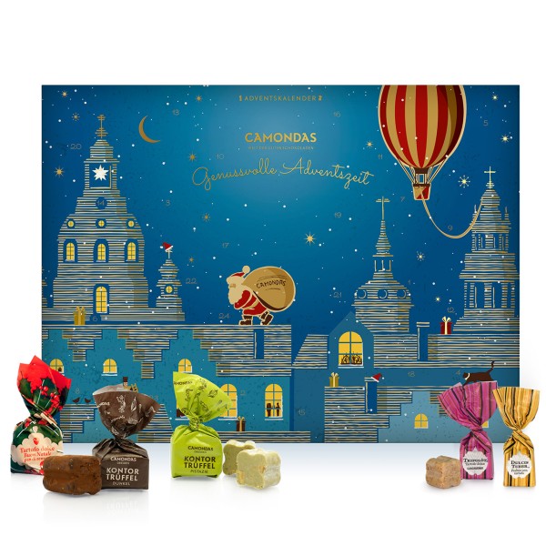 Vor Ort: CAMONDAS - Trüffel-Adventskalender mit 24 Schokoladen-Trüffeln