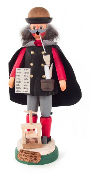Räuchermann "Johannes Gutenberg"