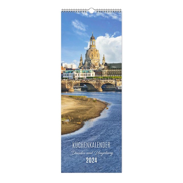Küchenkalender 2024 - Dresden und Umgebung - 15 x 40 cm