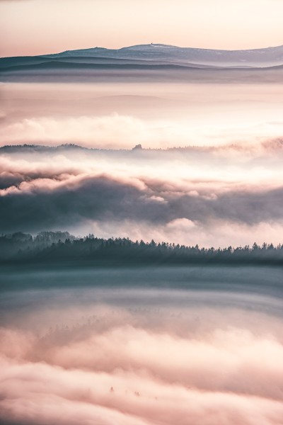 Wandbild Zittauer Gebirge - Vom Scharfenstein ins Riesengebirge (Motiv LV33)