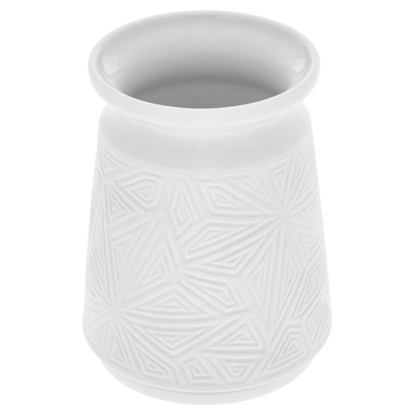 Meissen - Vase - Vitruv Biskuit - weiß - zylindrisch