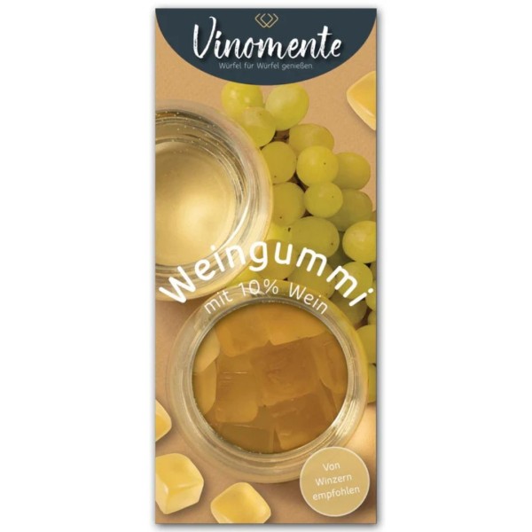 Weingummi Vinomomente Weißwein