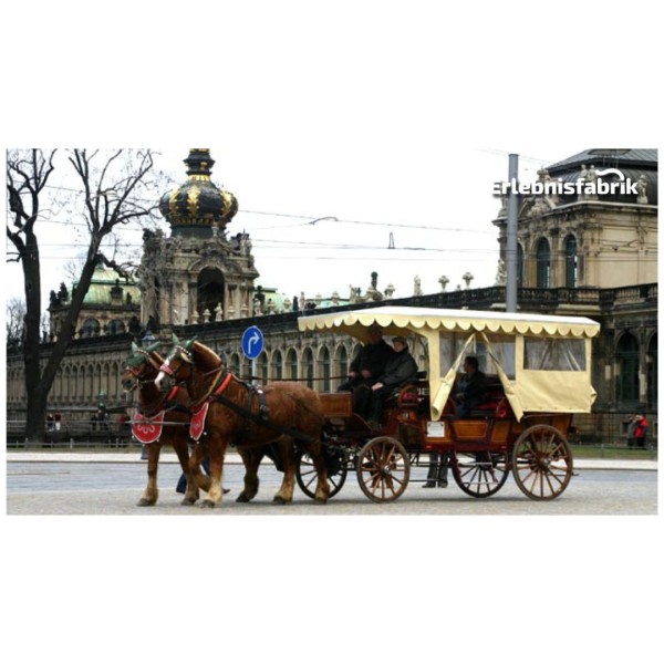 Kutschfahrt durch Dresden