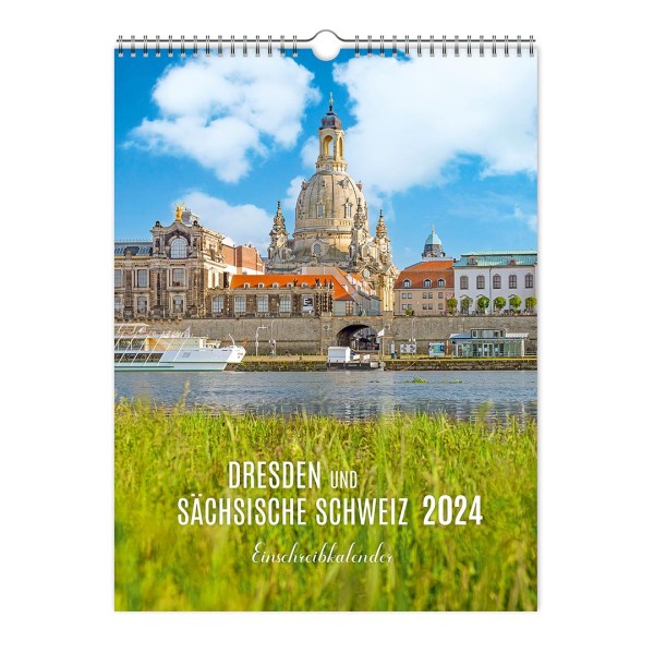 Einschreibkalender 2024 - Dresden und Sächsische Schweiz - 30 x 40 cm