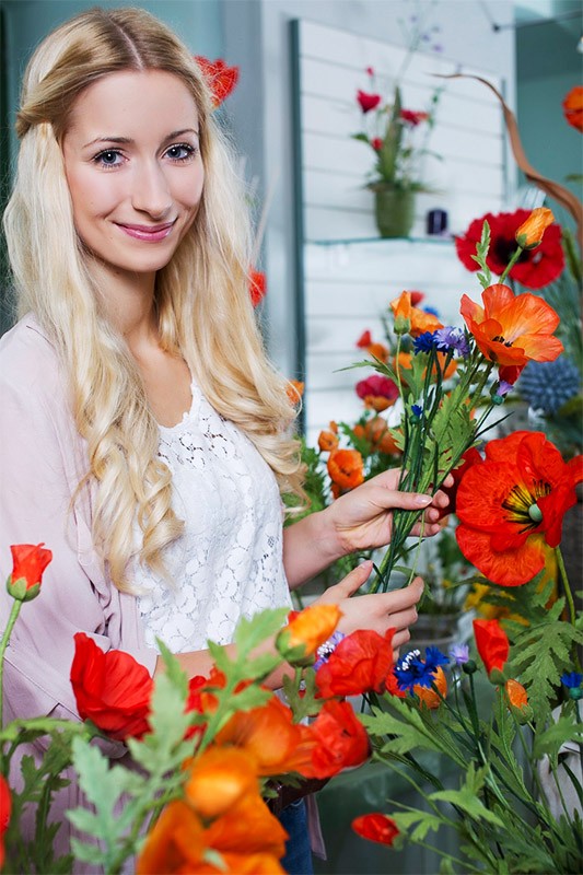 Seidenblumen von Deutsche Kunstblume Sebnitz