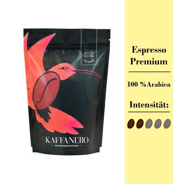 Espresso Gelb - Schwarzes Gold Premium - ganze Bohnen, 250g