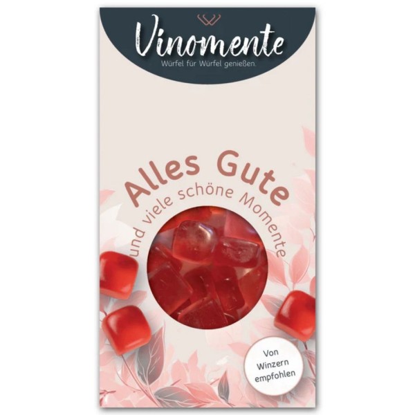 Weingummi "Alles Gute" - Vinomente Roséwein