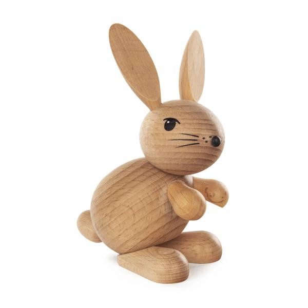 Hase Horst hell - Holzfigur - Osterdekoration