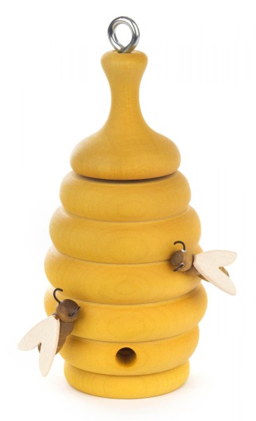Räucherfigur Bienenstock zum Stehen und Hängen