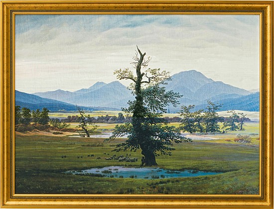 Caspar David Friedrich: Bild Der einsame Baum (1821)
