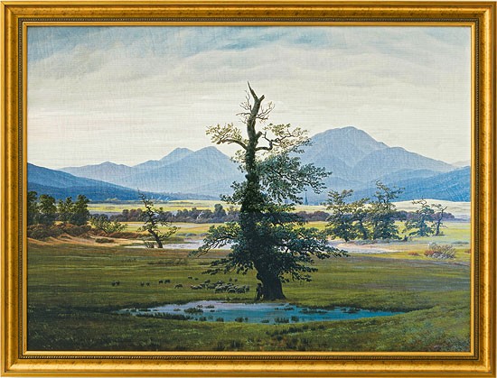 Caspar David Friedrich: Bild Der einsame Baum (1821)