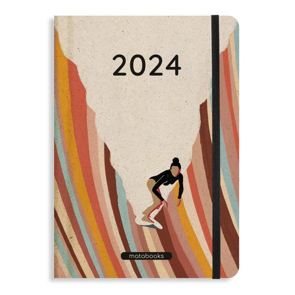 matabooks - A5 Kalender 2024 - Samaya M - Coral
