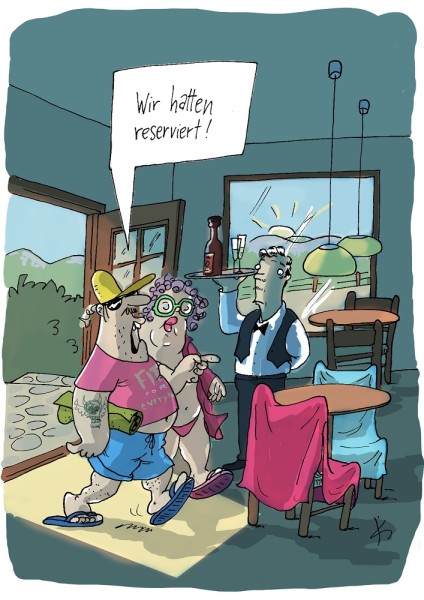 Strandtuch Reserviert