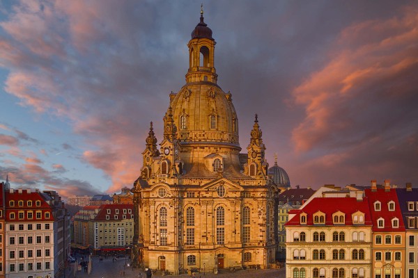Wandbild Dresden - Die Frauenkirche (Motiv DMDD16)