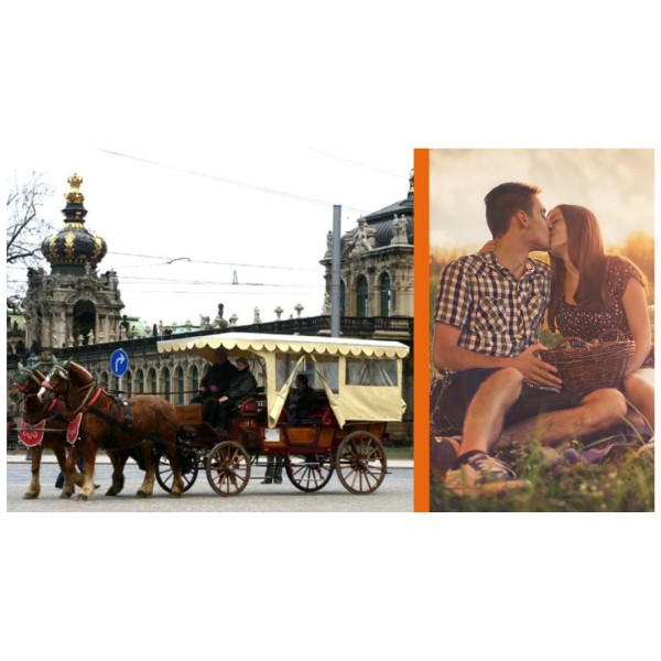 Kutschfahrt mit Candle Light Dinner in Dresden