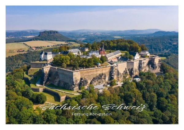 Postkarte Sächsische Schweiz - Festung Königstein (Motiv PO_SSW_56)