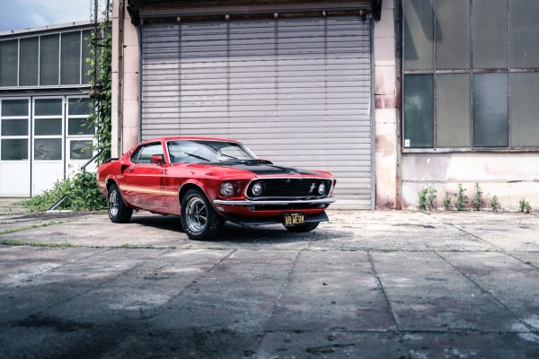 Wandbild 1969 Ford Mustang Mach 1 (Motiv V8 09)