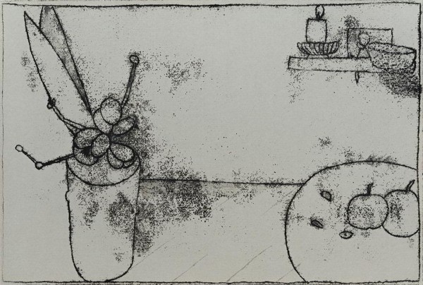 Mirjam Moritz Monotypie - Um meinen Geburtstag I