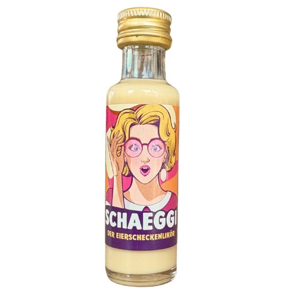 Schaeggi - Eierscheckenlikör Mini - Sahnelikör - 0,02 l