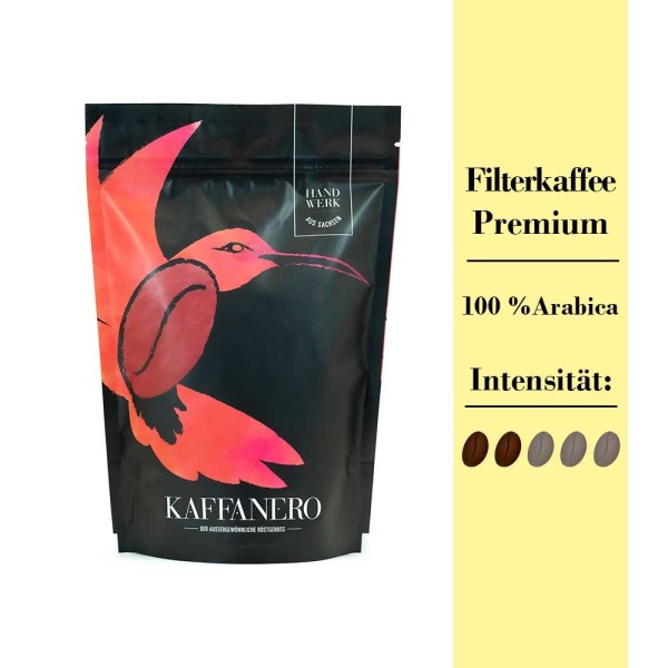 Filterkaffee Gelb - Schwarzes Gold Premium - gemahlen, 250g