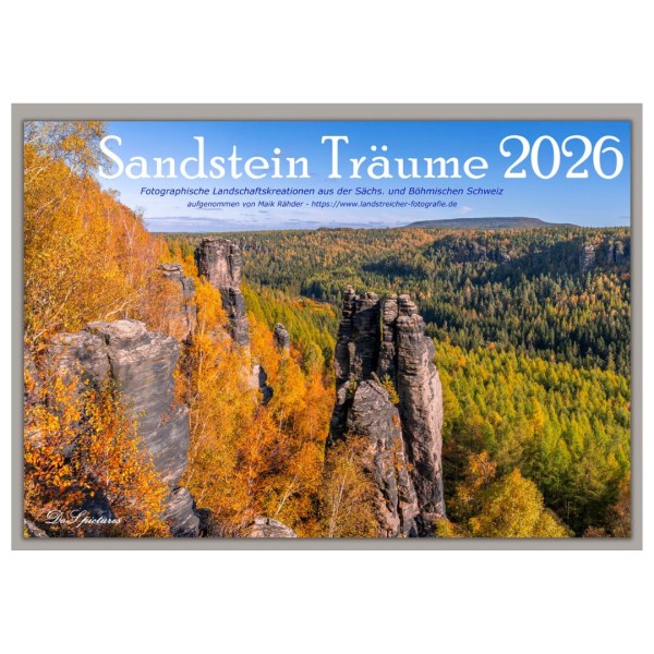 Wandkalender 2026 - Sandsteinträume 2026 - C3