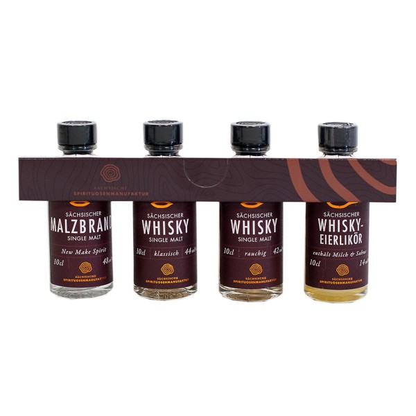 Sächsischer Whisky Tasting-Box - 4er-Set