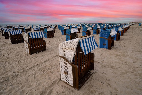 Wandbild Ostsee - Strandkorboase (Motiv DMOS27)