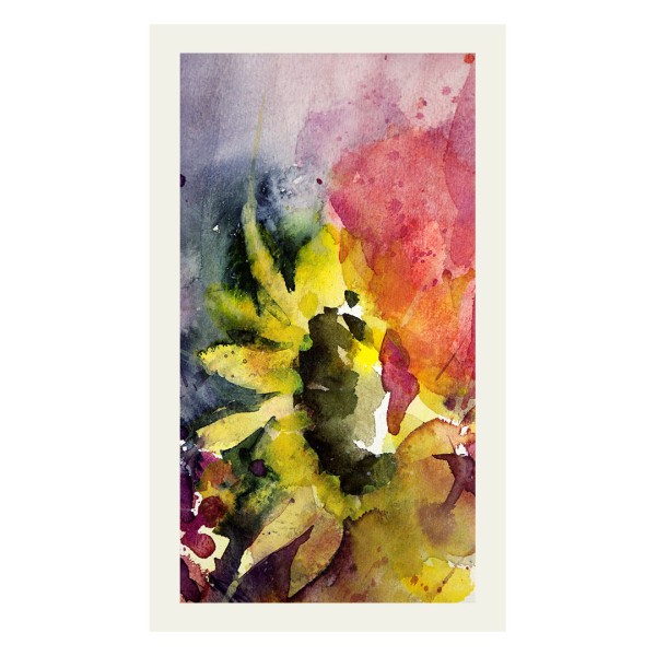 Silvia Ibach Aquarell - Sonnenblume