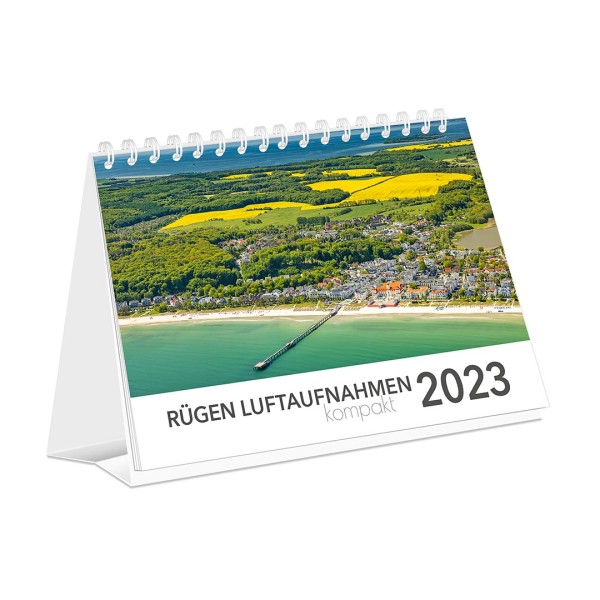 Tischkalender 2023 - Rügen Luftaufnahmen kompakt