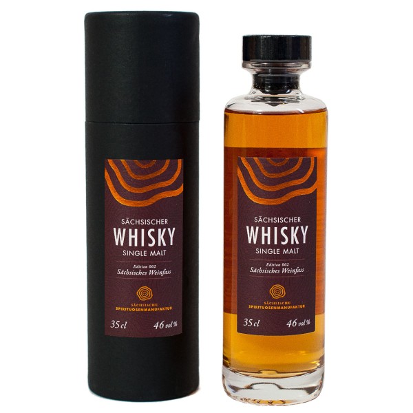 Whisky Sonderedition 002 - Sächsisches Weinfass - 350 ml - limitiert